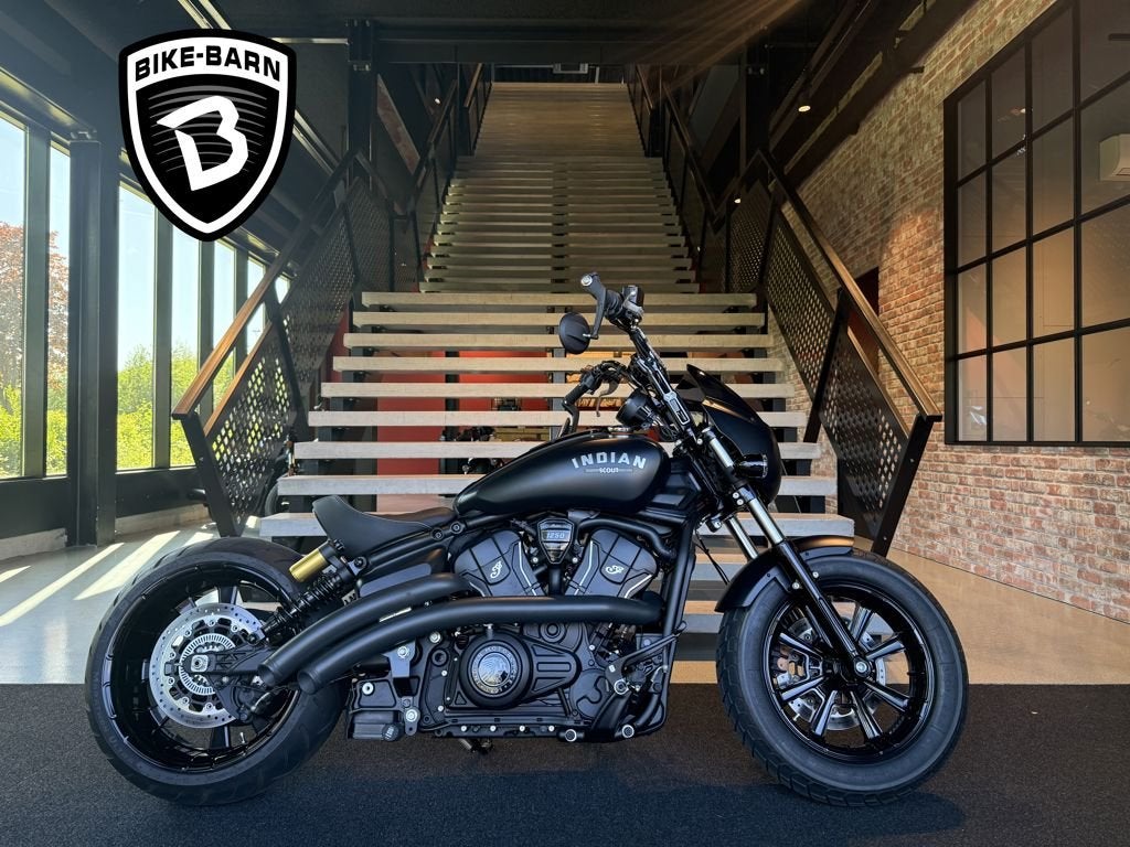 Indian Motorcycle Scout 'Fat' Bobber - Black Smoke, Motoren, Indian Motorcycle, Chopper, Bedrijf, Meer dan 35 kW