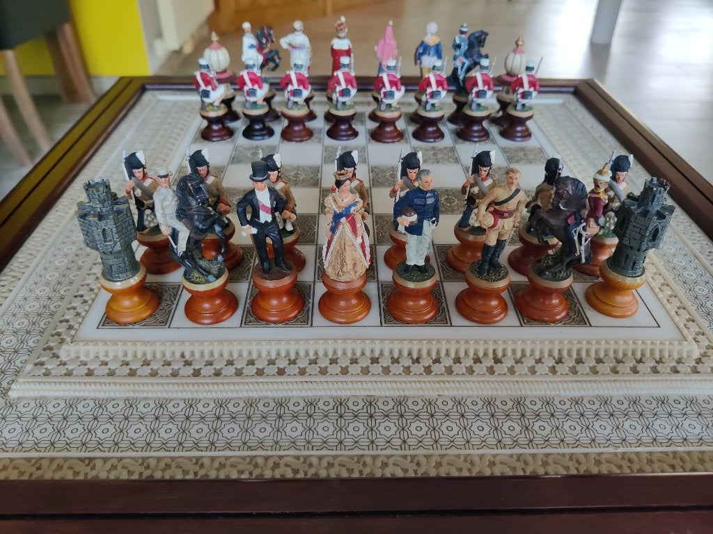 Luxe Franklin Mint "The Raj" Schaakspel, Ophalen