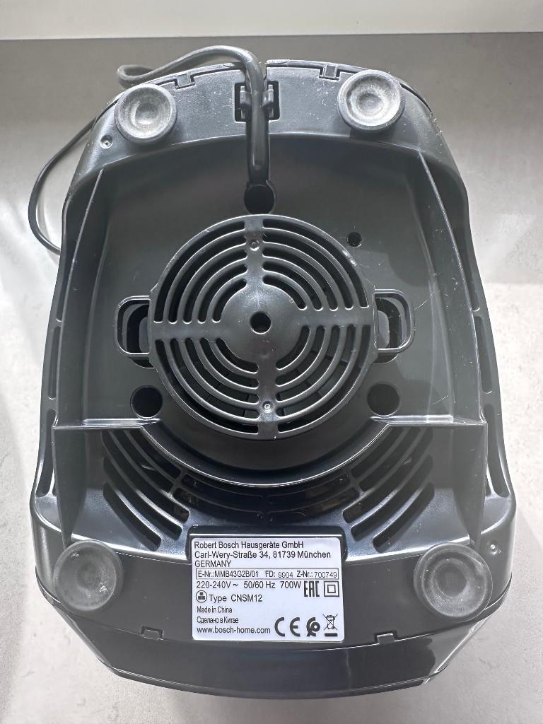 Blender SilentMixx 700 W Zwart van Bosch, Ophalen of Verzenden, Zo goed als nieuw, Blender
