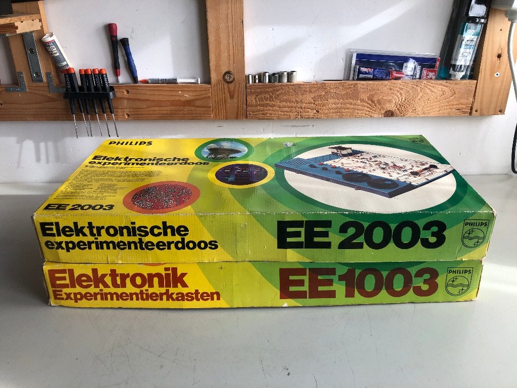 Philips EE 1003 en EE 2003 set (incompleet), Ophalen of Verzenden, Gebruikt
