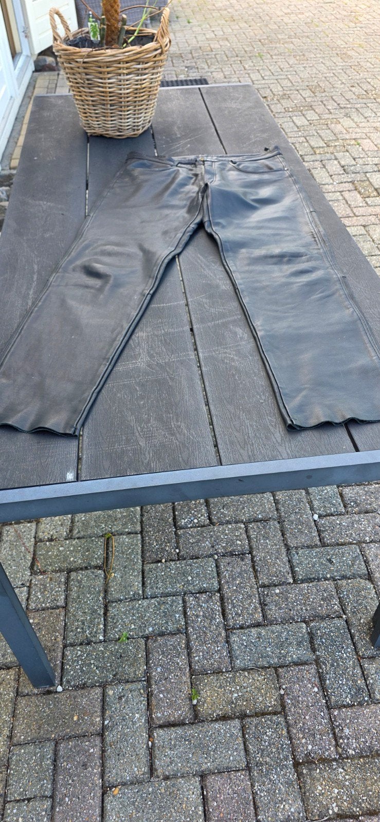 Difi leren motorbroek - Maat 38, Broek | leer, Dames, Difi, Ophalen of Verzenden