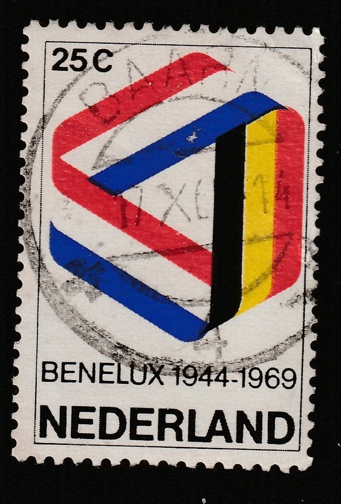 nvph 930 met openbalkstempel Baarn 4 (10553), Ophalen of Verzenden, Na 1940, Gestempeld