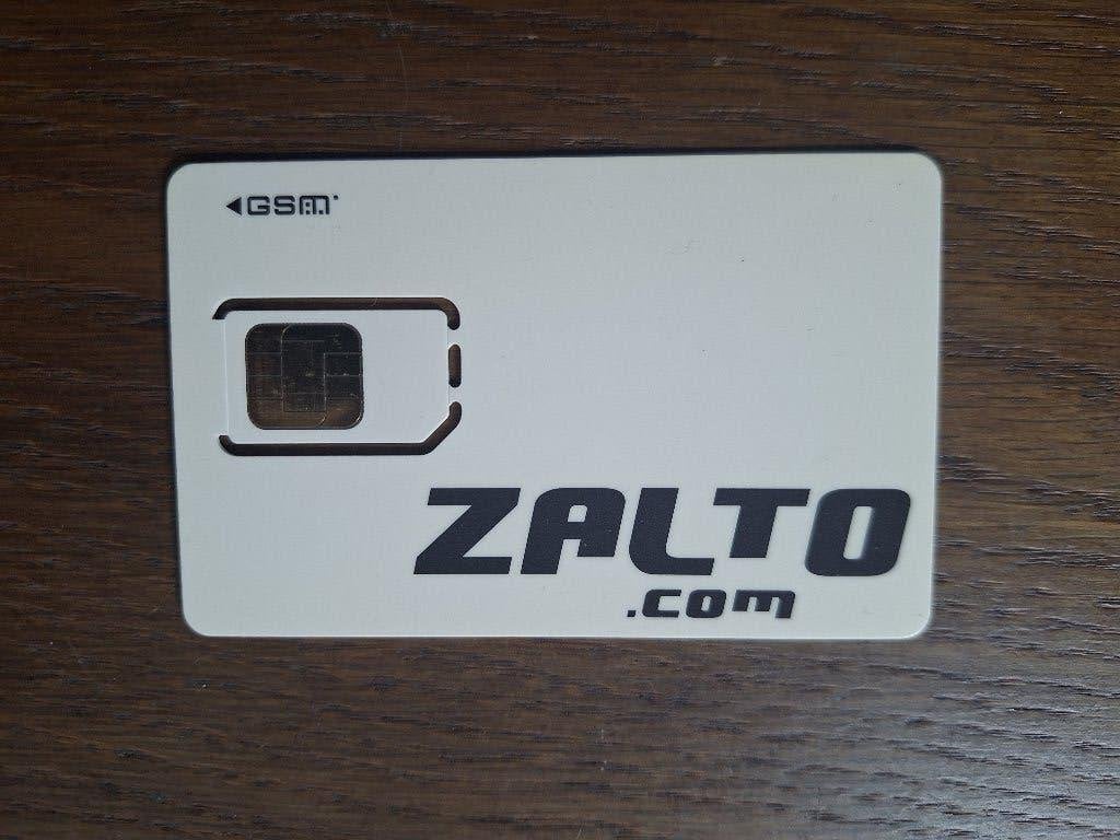 mooie SIM telefoonkaart met vaste chip, Verzenden