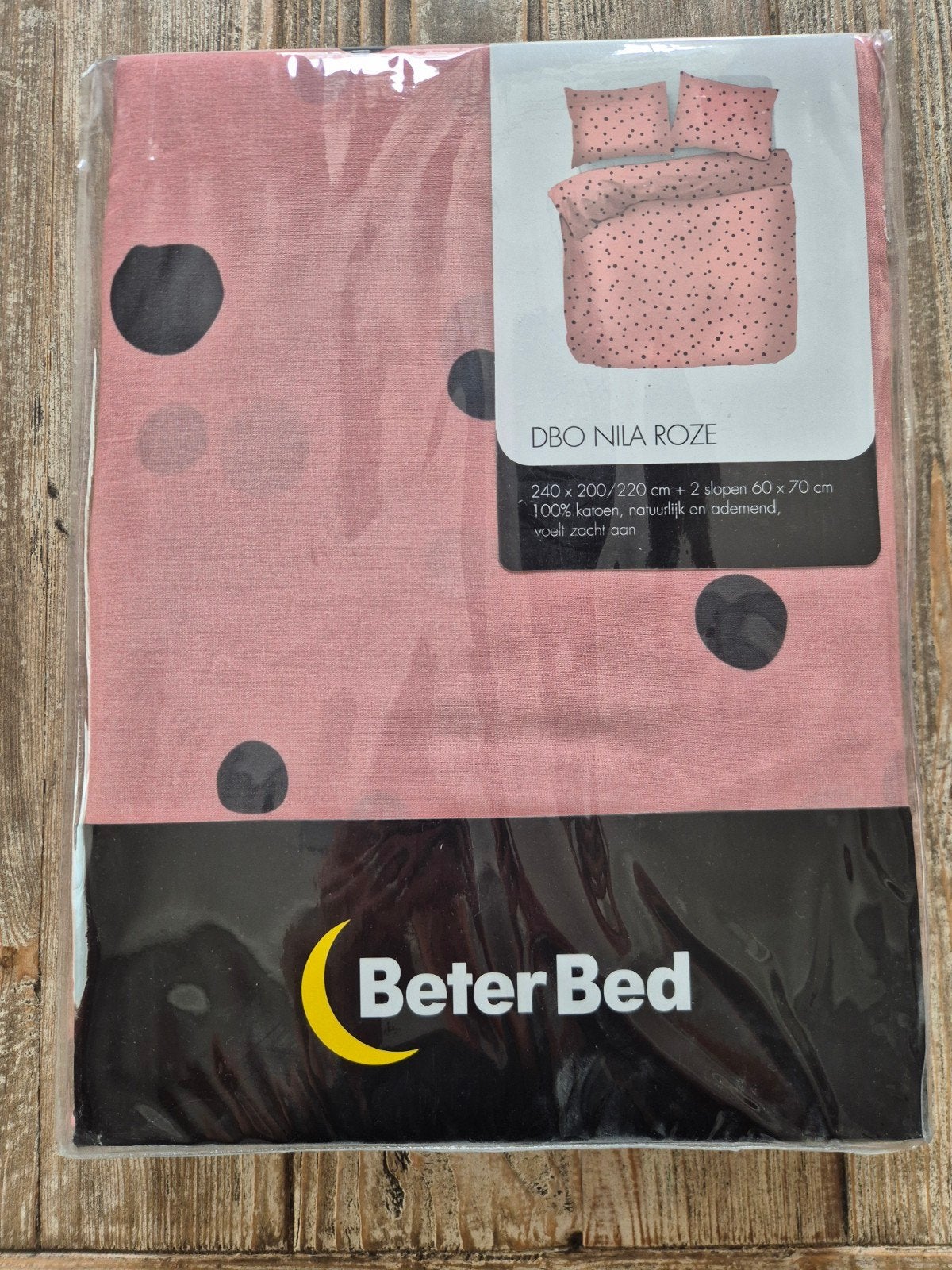 Beter Bed Dekbedovertrek Nila Roze - 240x200/220 cm, Dekbedovertrek, Katoen, Ophalen of Verzenden, Overige merken