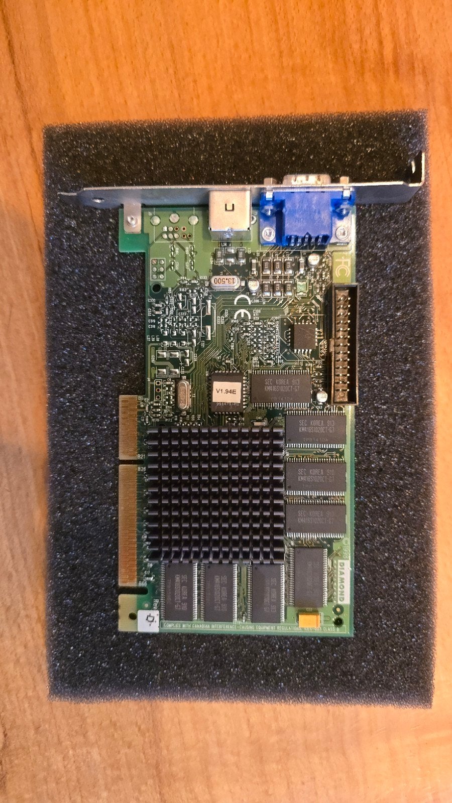 Diamond Viper V550 16MB AGP SDR ATXTV retro videokaart, Overige soorten, Tv-Out, Ophalen of Verzenden, Zo goed als nieuw