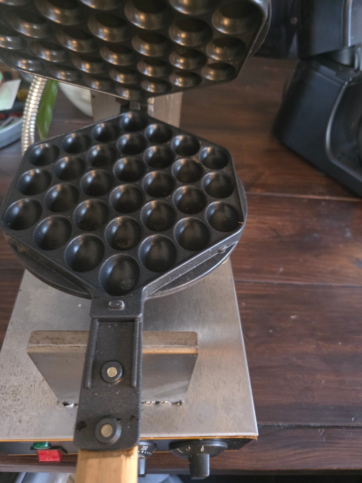 Professionele wafelijzer voor bubble wafels, Ophalen, Gebruikt