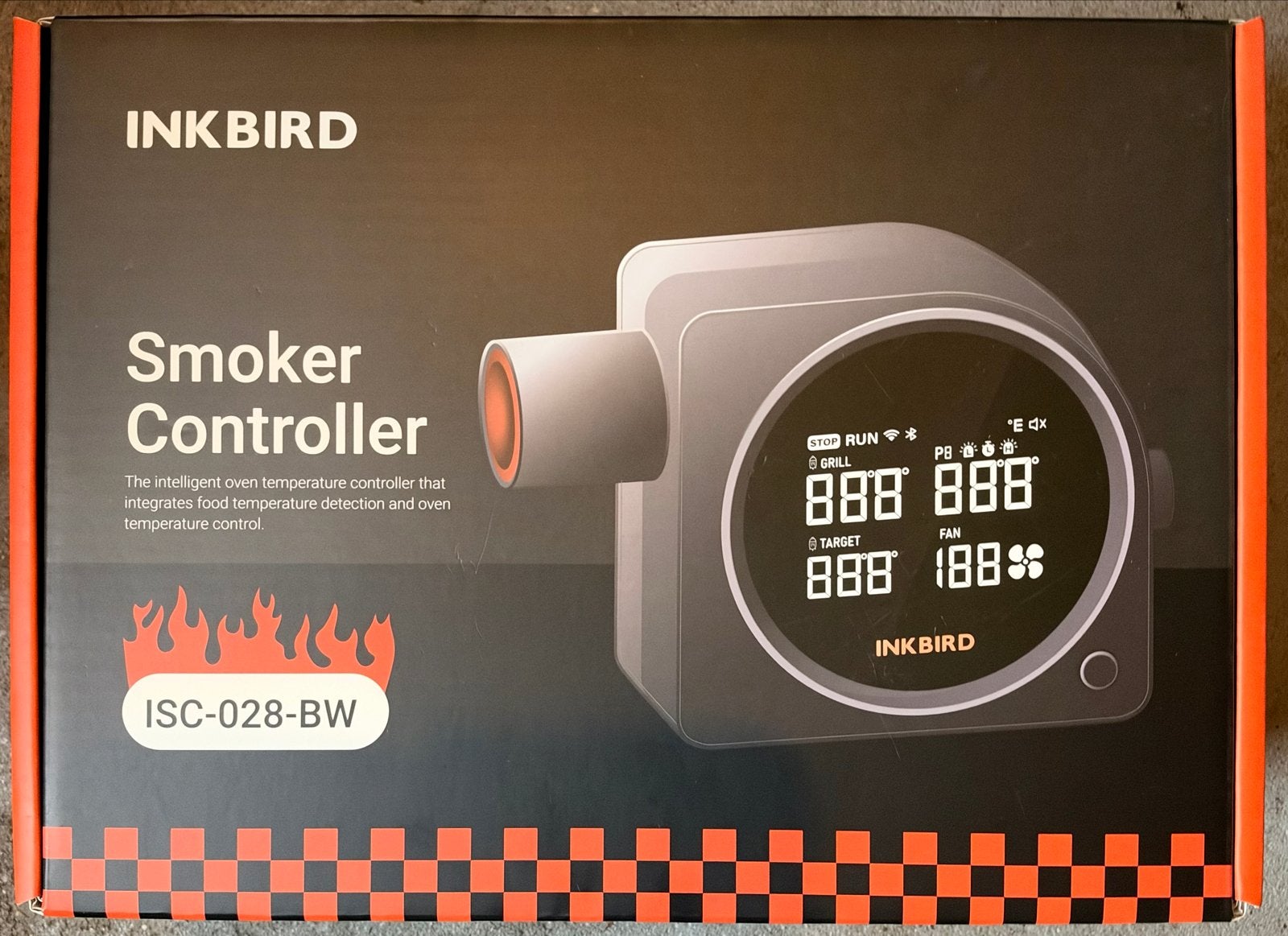 Inkbird Smoker Controller ISC-028-BW - Slimme BBQ Thermomete, Ophalen of Verzenden, Nieuw