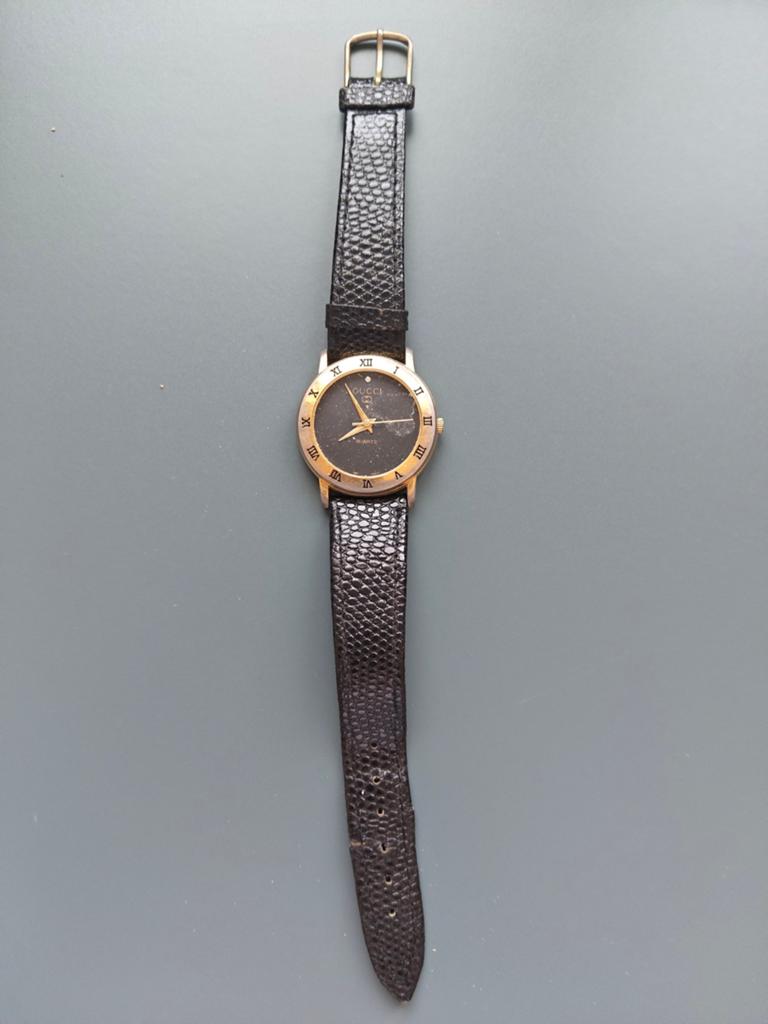 Gucci Polshorloge - Klassiek Design met Leren Band, Overige merken, Overige materialen, Verzenden, Polshorloge