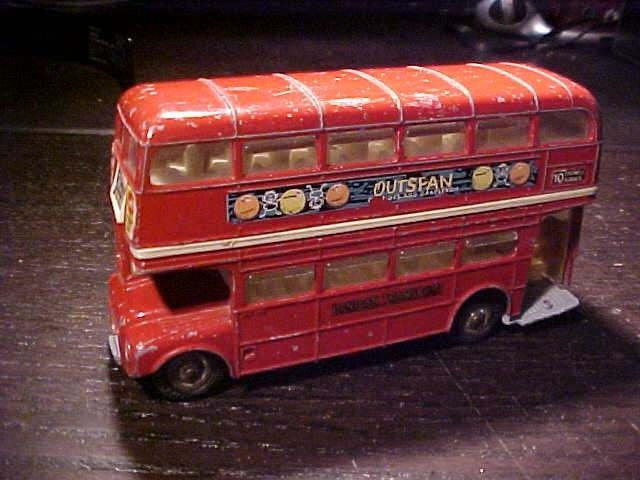 Corgi Toys - Routemaster London Bus Outspan [rd], Ophalen of Verzenden, Gebruikt, Bus of Vrachtwagen