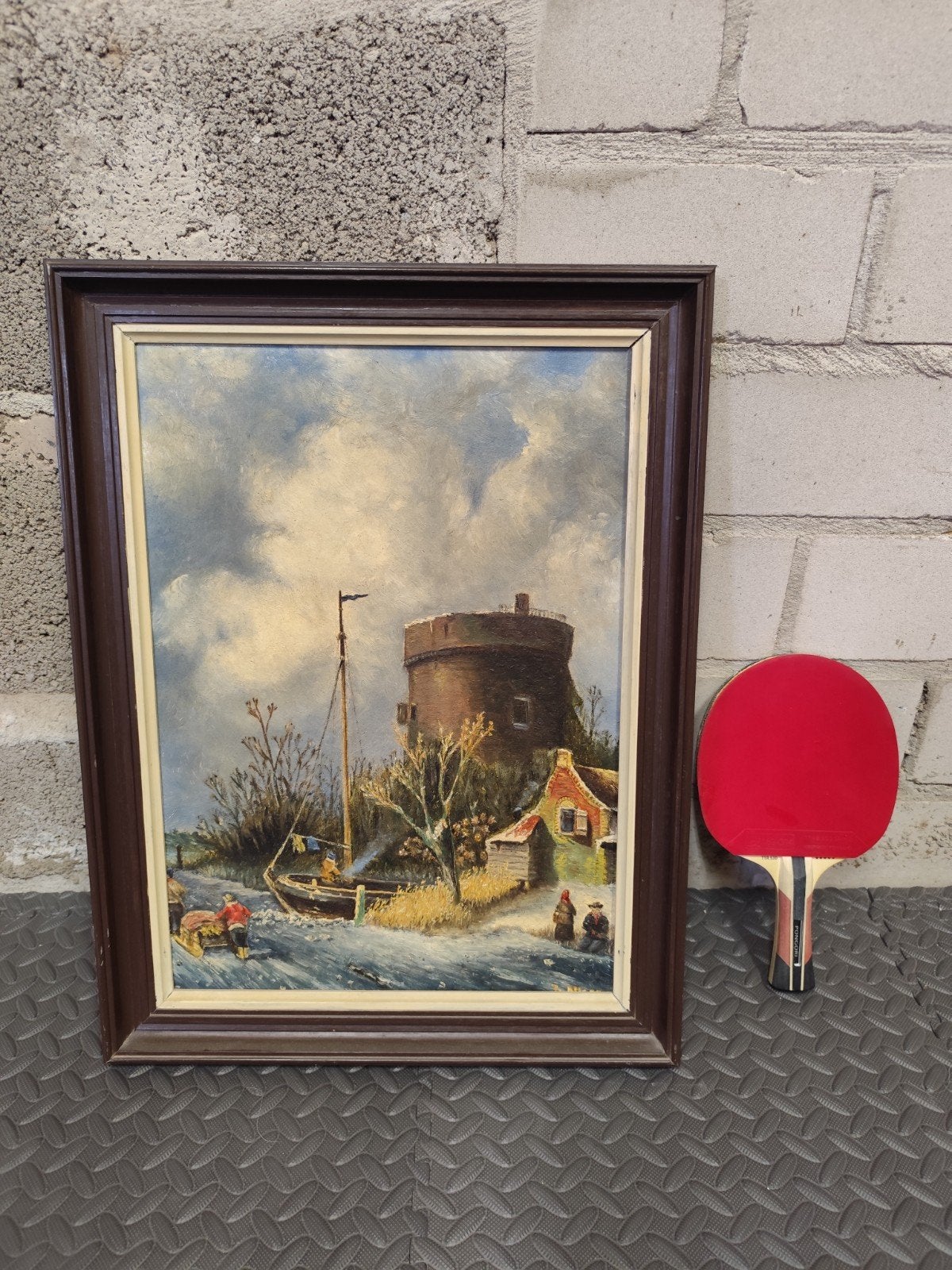 schilderij uit 1976, Ophalen of Verzenden