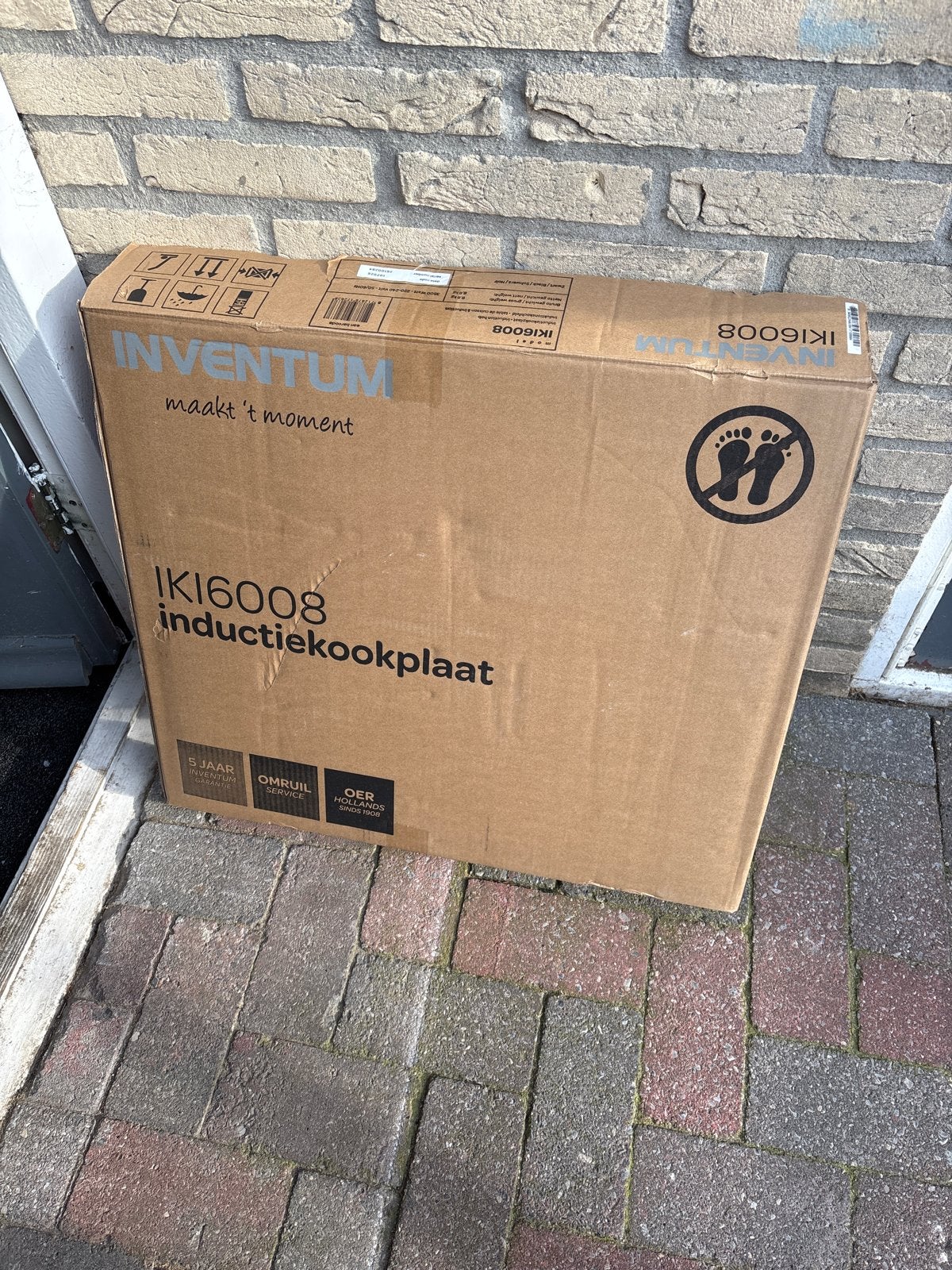 Inventum IKI600 Inductie Kookplaat - Gratis af te halen, Witgoed en Apparatuur, Kookplaten, Ophalen, Gebruikt, 4 kookzones, Inbouw