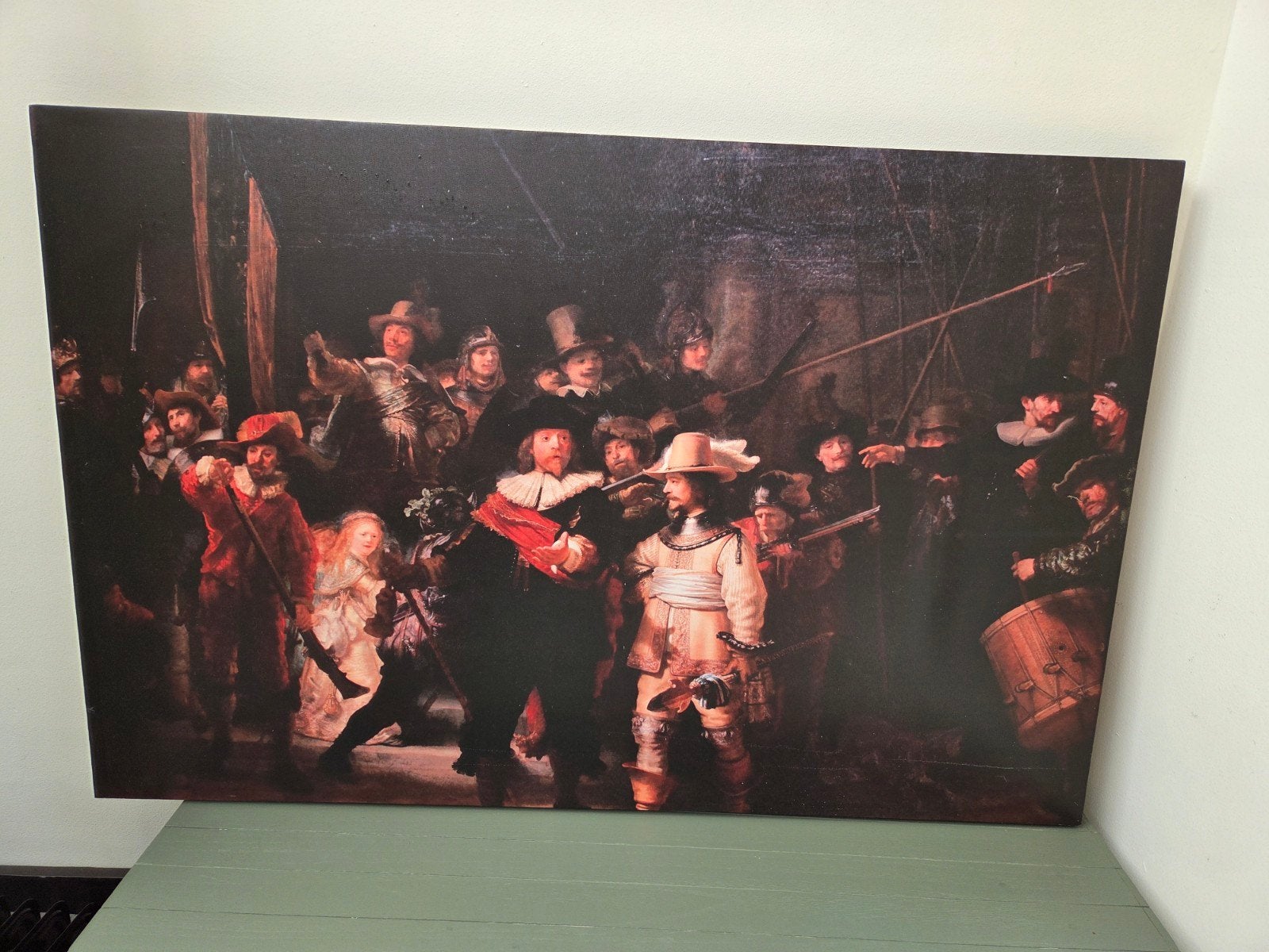 Canvas doek, Ophalen, Gebruikt, Schilderij, 75 cm of meer