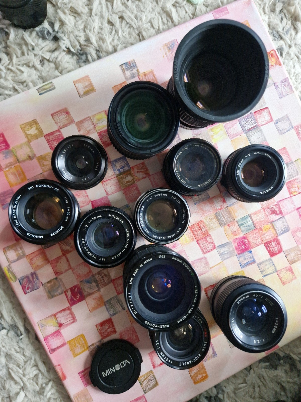 Minolta MD/MC lens collection, Ophalen of Verzenden