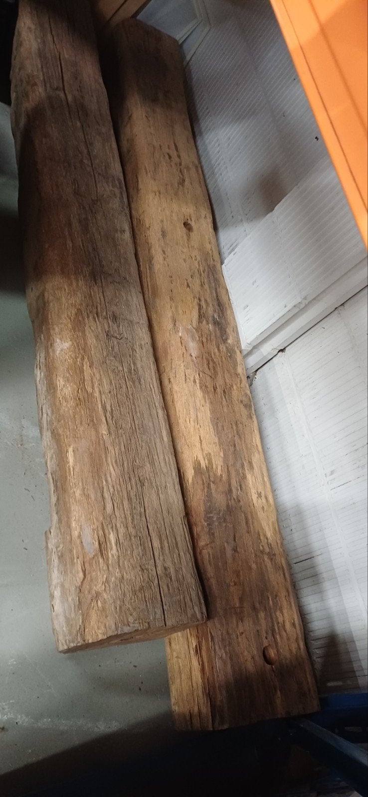 Robuuste houten balken - Gebruikt, perfect voor decoratie, Doe-het-zelf en Verbouw, Hout en Planken, Gebruikt, Ophalen of Verzenden