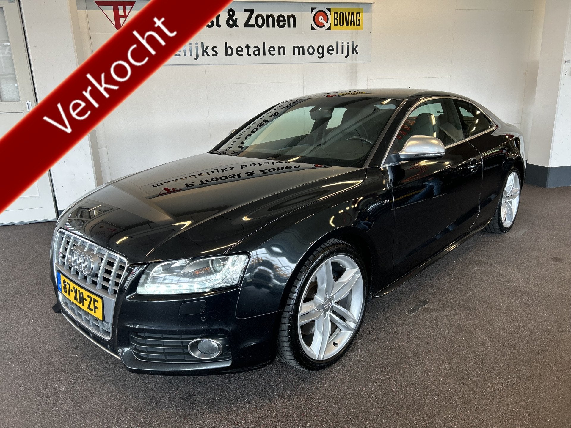 Audi S5 Coupé 4.2 FSI S5 quattro Pro Line Handgeschakeld |, Auto's, Gebruikt, 4 stoelen, Zwart, Bedrijf