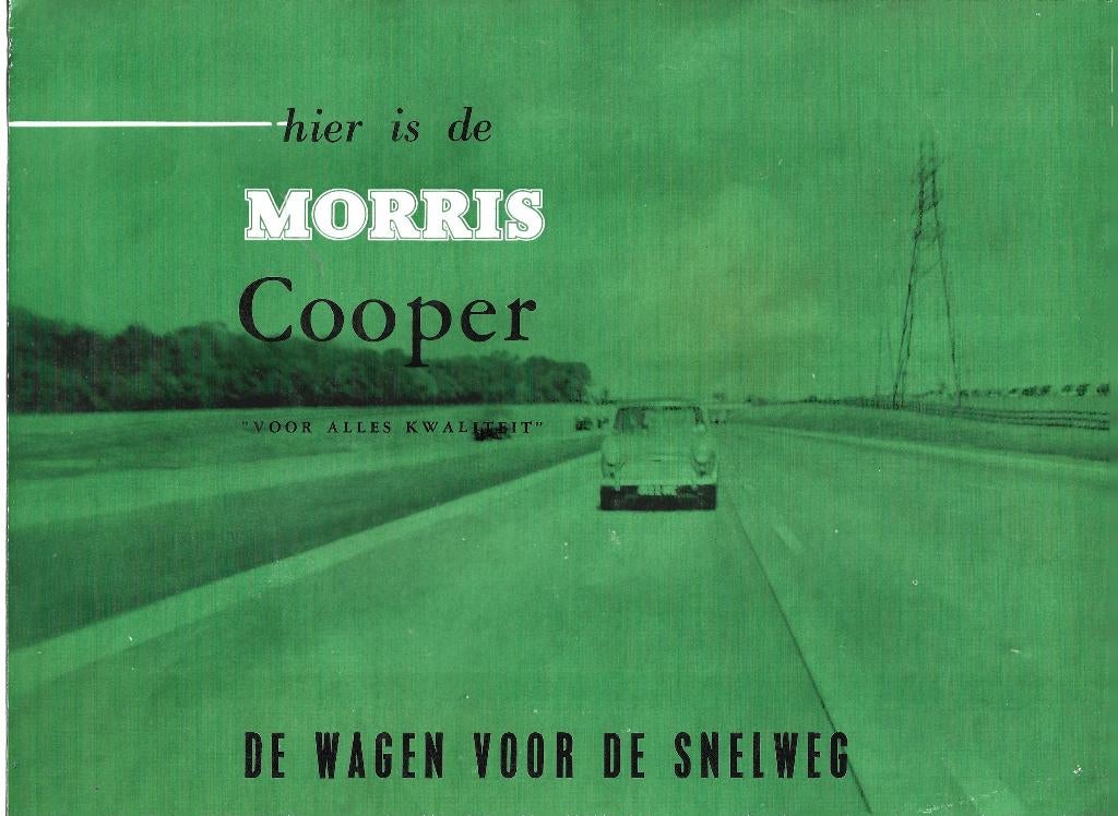 Morris Mini Cooper folder auto (mr01), Boeken, Auto's | Folders en Tijdschriften, Zo goed als nieuw, Overige merken, Ophalen of Verzenden