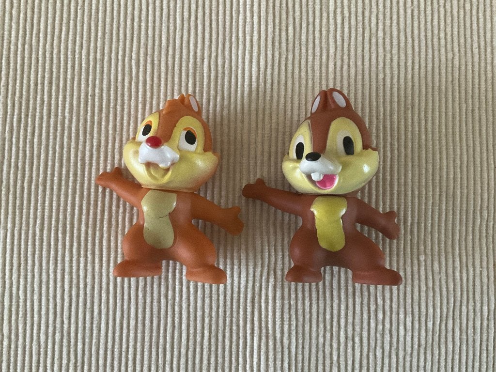 Disney Knabbel en Babbel figuurtjes, Ophalen of Verzenden, Overige figuren, Zo goed als nieuw, Beeldje of Figuurtje