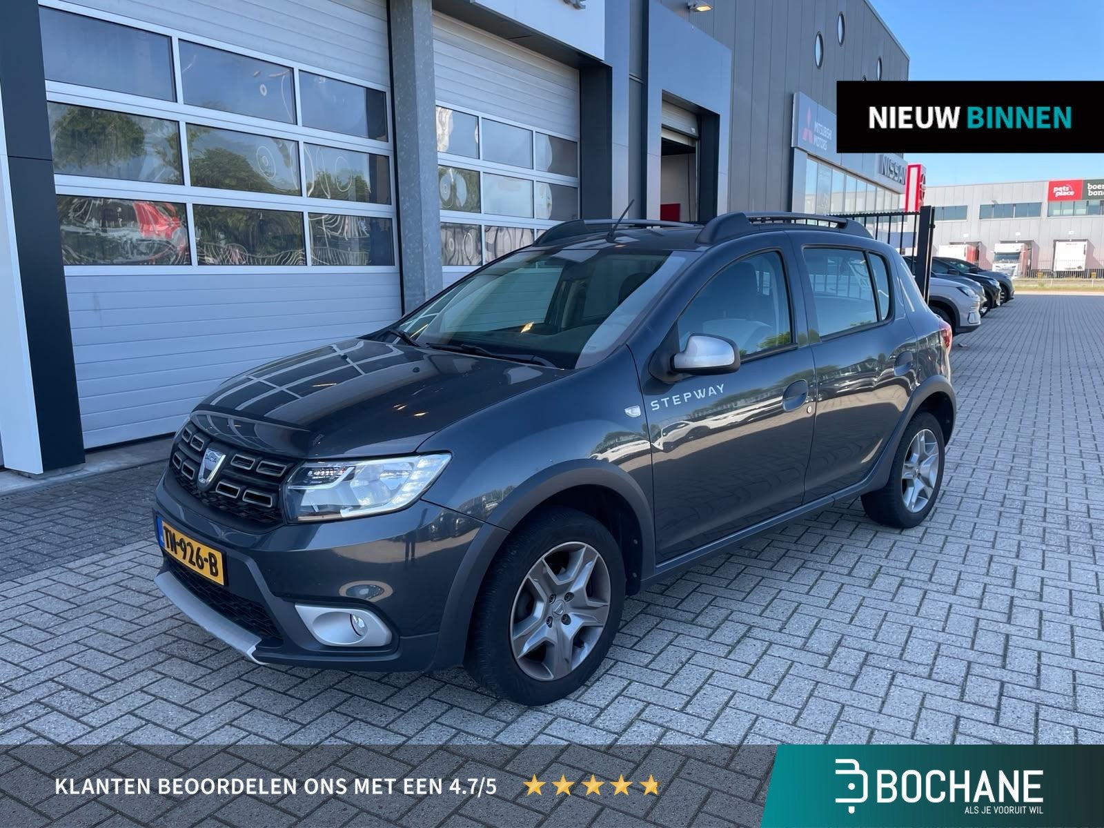 Dacia Sandero 0.9 TCe SL Stepway | Parkeersensoren | Cruise, Auto's, Dacia, 898 cc, Stof, Met garantie (alle), Bedrijf