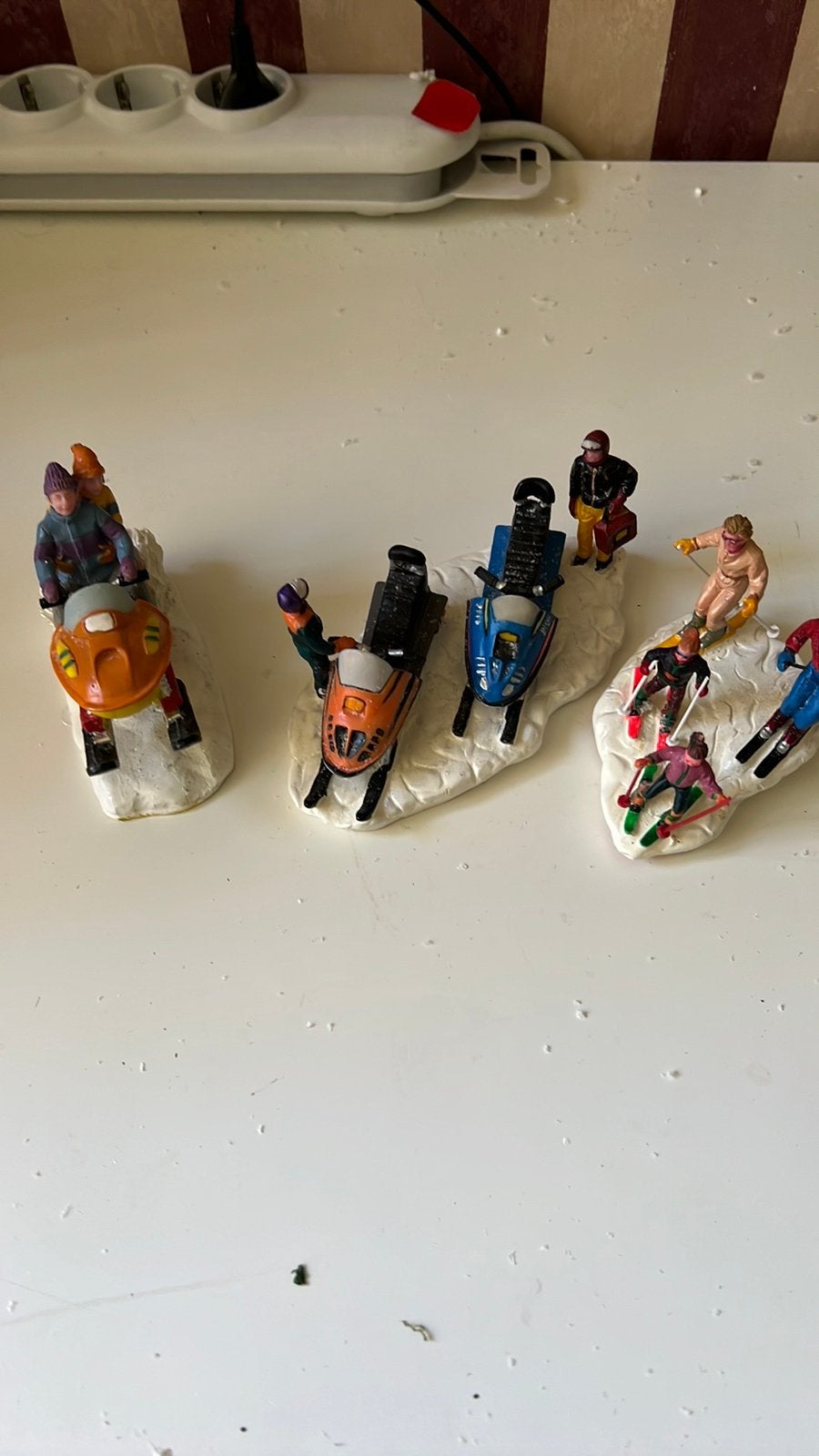 Lemax ski poppetjes, Ophalen, Gebruikt
