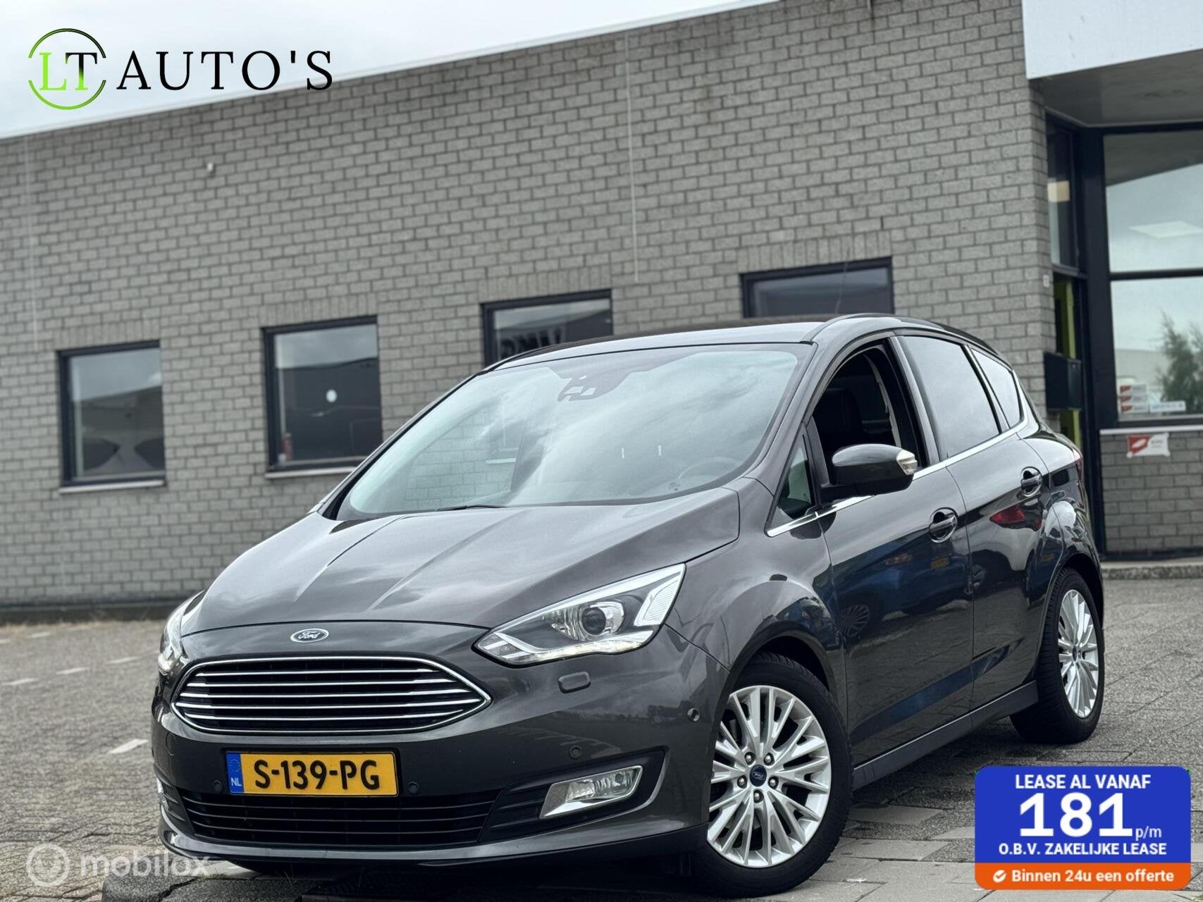 Ford C-Max 1.5 Titanium|Keyless Pano ½ Leer Camera Xenon LE, Voorwielaandrijving, 1498 cc, Euro 6, 4 cilinders