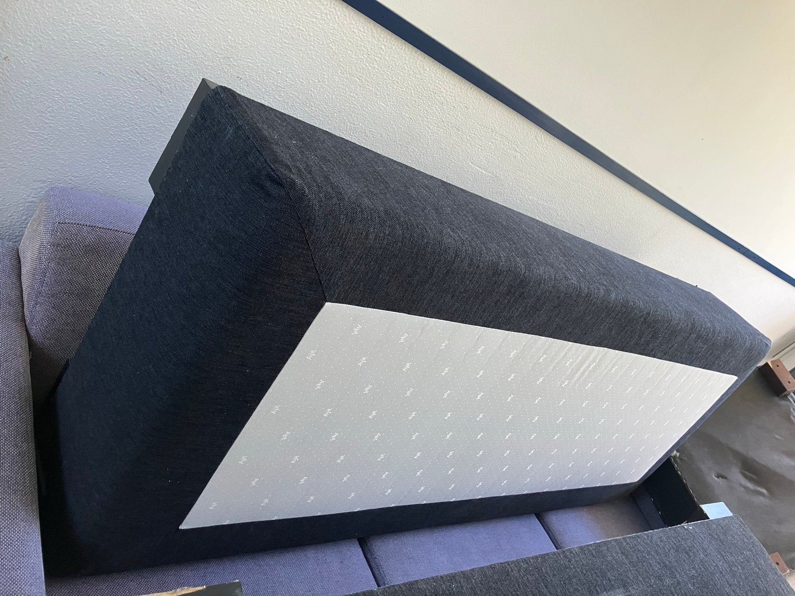 Gratis boxspring 160x200 cm met hoofdbord, Ophalen, Gebruikt, Tweepersoons, 200 cm