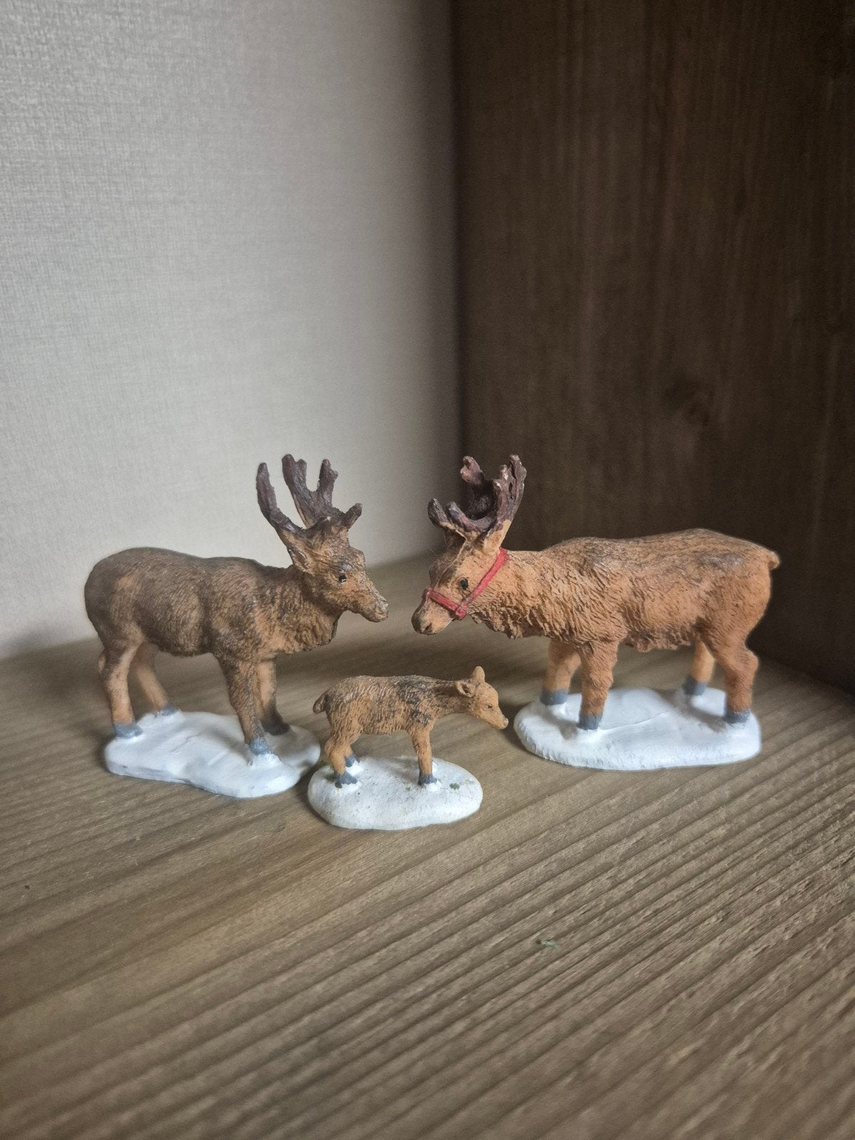 lemax dieren set kerstdorp kersthuisjes, Diversen, Kerst, Ophalen of Verzenden, Zo goed als nieuw