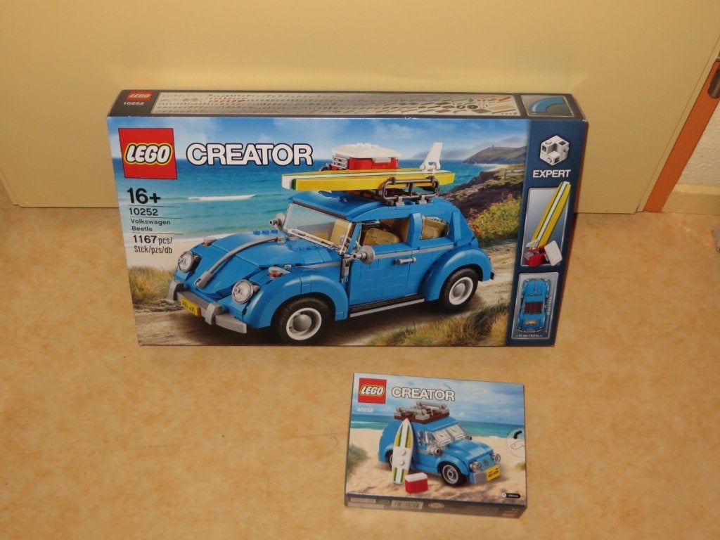 Lego 10252 Volkswagen Beetle + Lego 40252 Creator mini ( Lim, Lego, Nieuw, Ophalen of Verzenden, Complete set