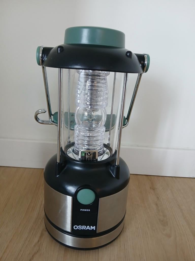 Osram campinglamp op batterijen, Ophalen of Verzenden, Zo goed als nieuw