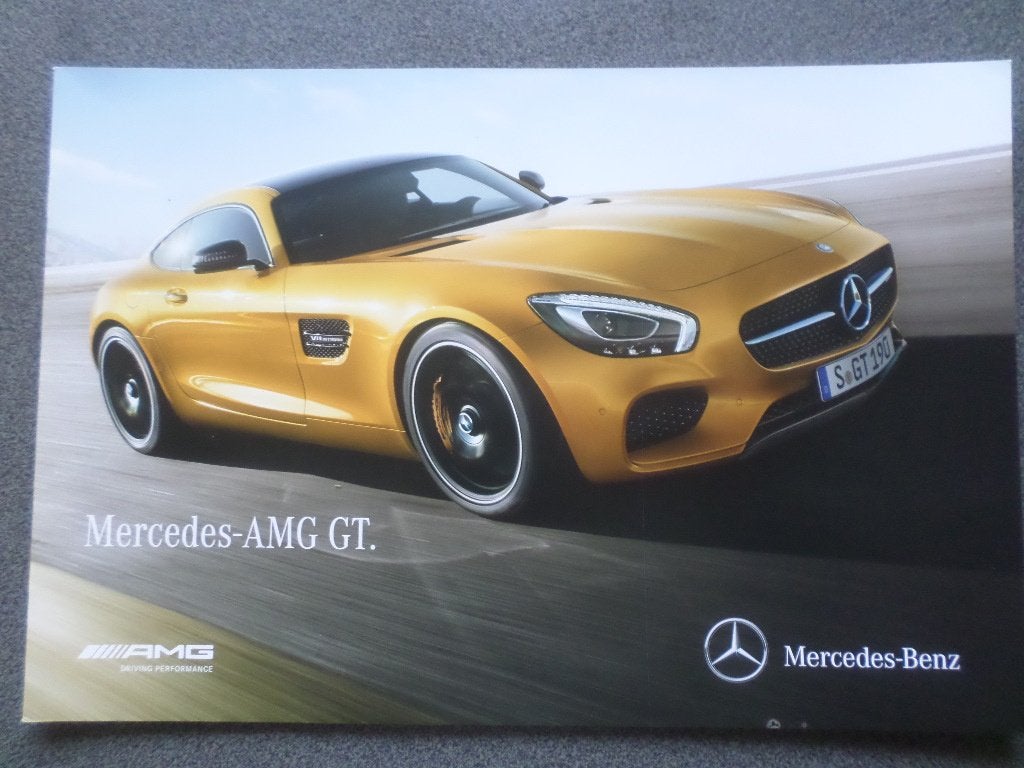 Mercedes AMG GT 2014 Brochure, Ophalen of Verzenden, Zo goed als nieuw, Mercedes