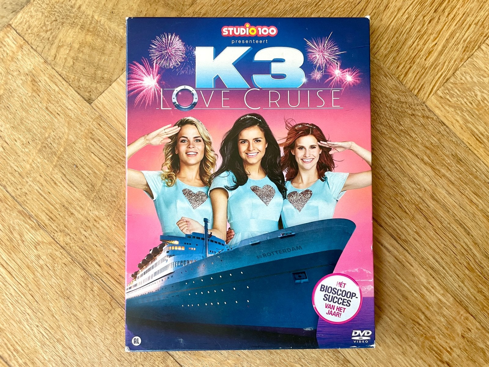 K3 - Love Cruise film op DVD (nette staat, met NL), Alle leeftijden, Zo goed als nieuw, Film, Ophalen of Verzenden