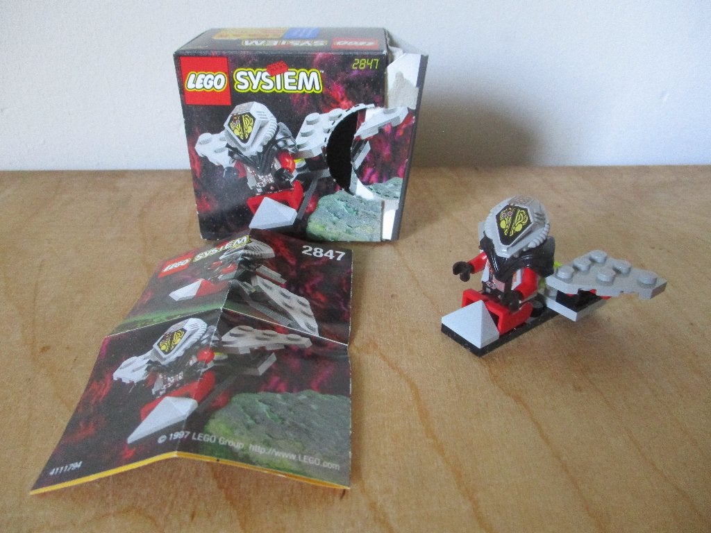 Lego 2847 UFO Flyer, space, Gebruikt, Lego, Ophalen of Verzenden, Space