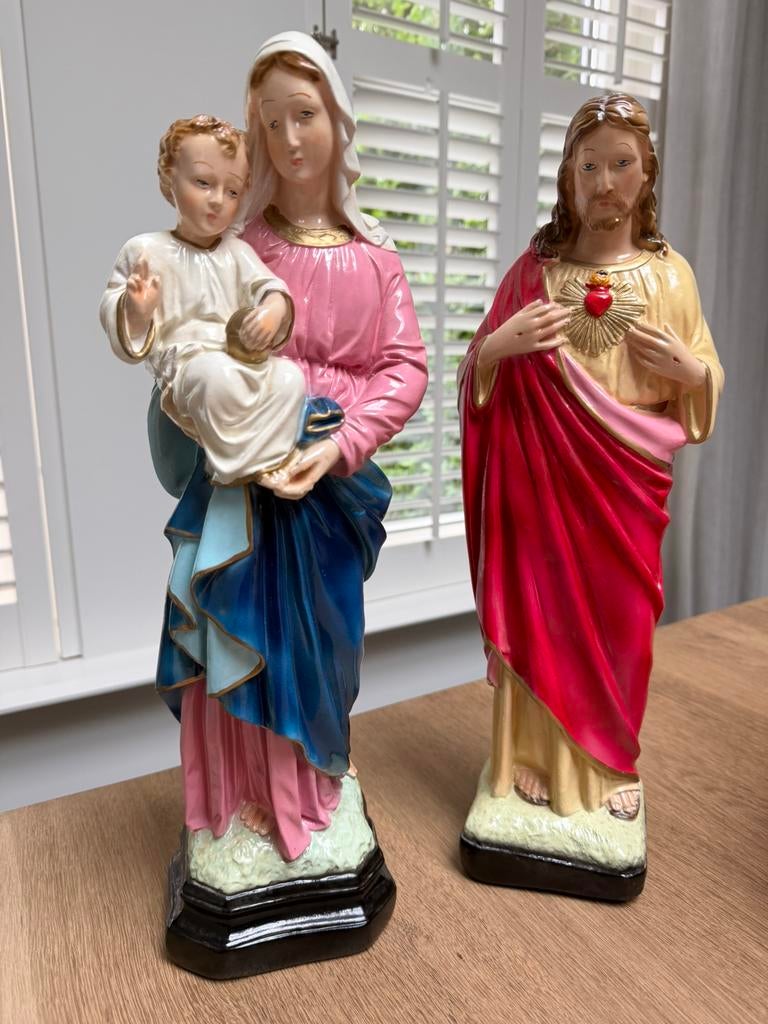 Prachtige Italiaanse religieuse beelden, Ophalen of Verzenden