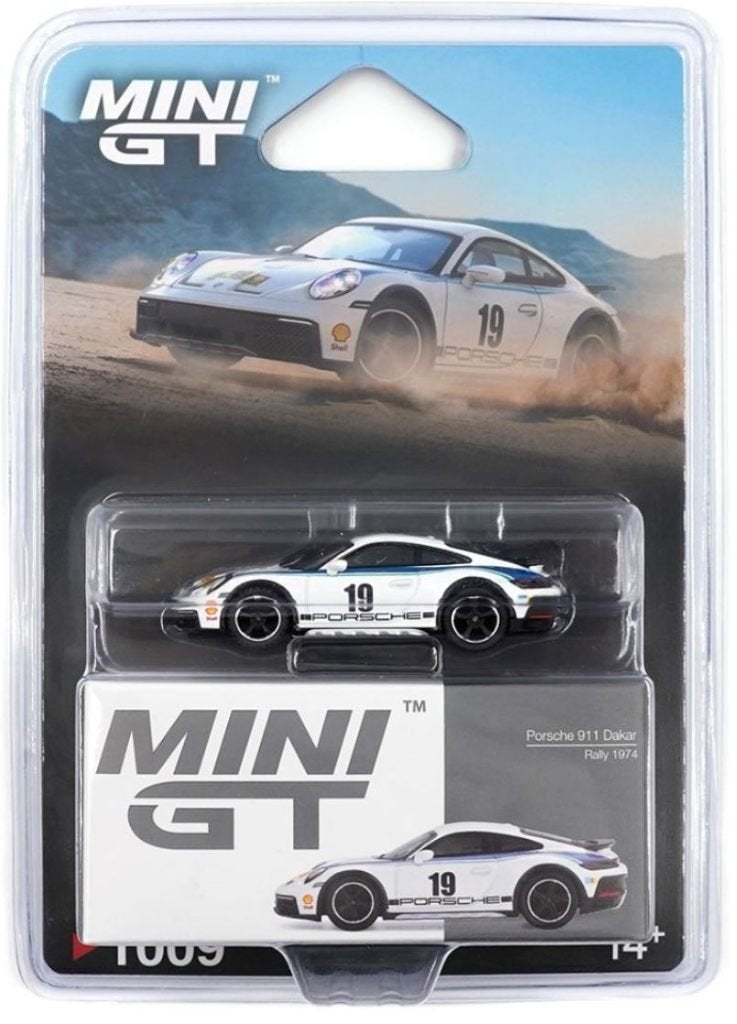Mini GT Porsche 911 Dakar Rally 1974 in Blister - 1009, Ophalen of Verzenden, Nieuw