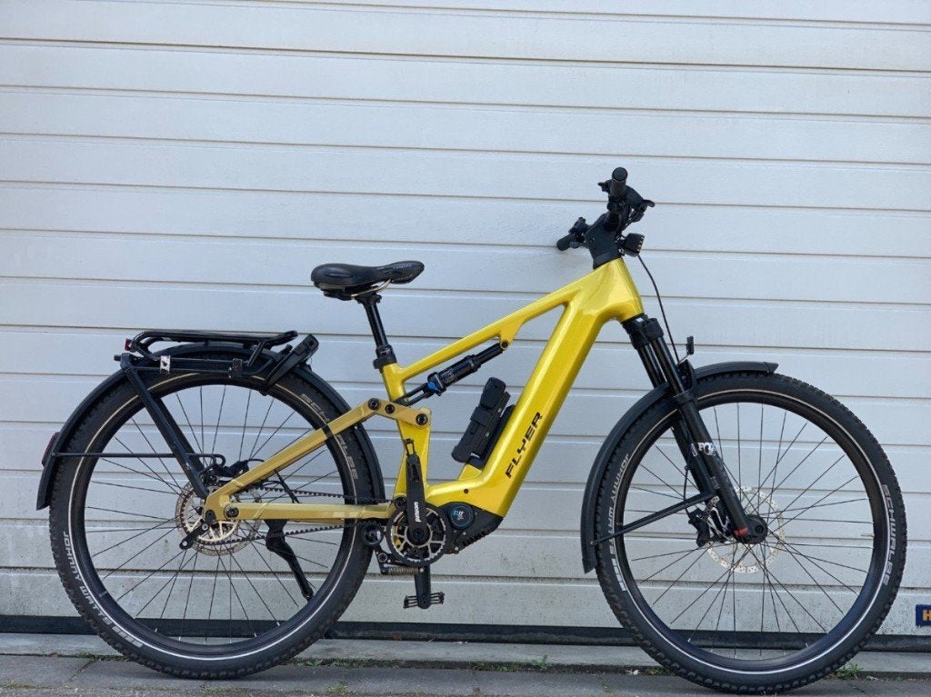 TOPDEAL: Flyer Goroc TR:X 8.63 (Maat S), Zo goed als nieuw, Minder dan 47 cm, 50 km per accu of meer, Ophalen