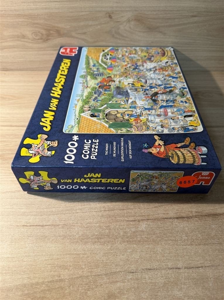 Jan van Haasteren - de wijngaard - 1000 stuks - s6657, Verzenden, 500 t/m 1500 stukjes, Zo goed als nieuw