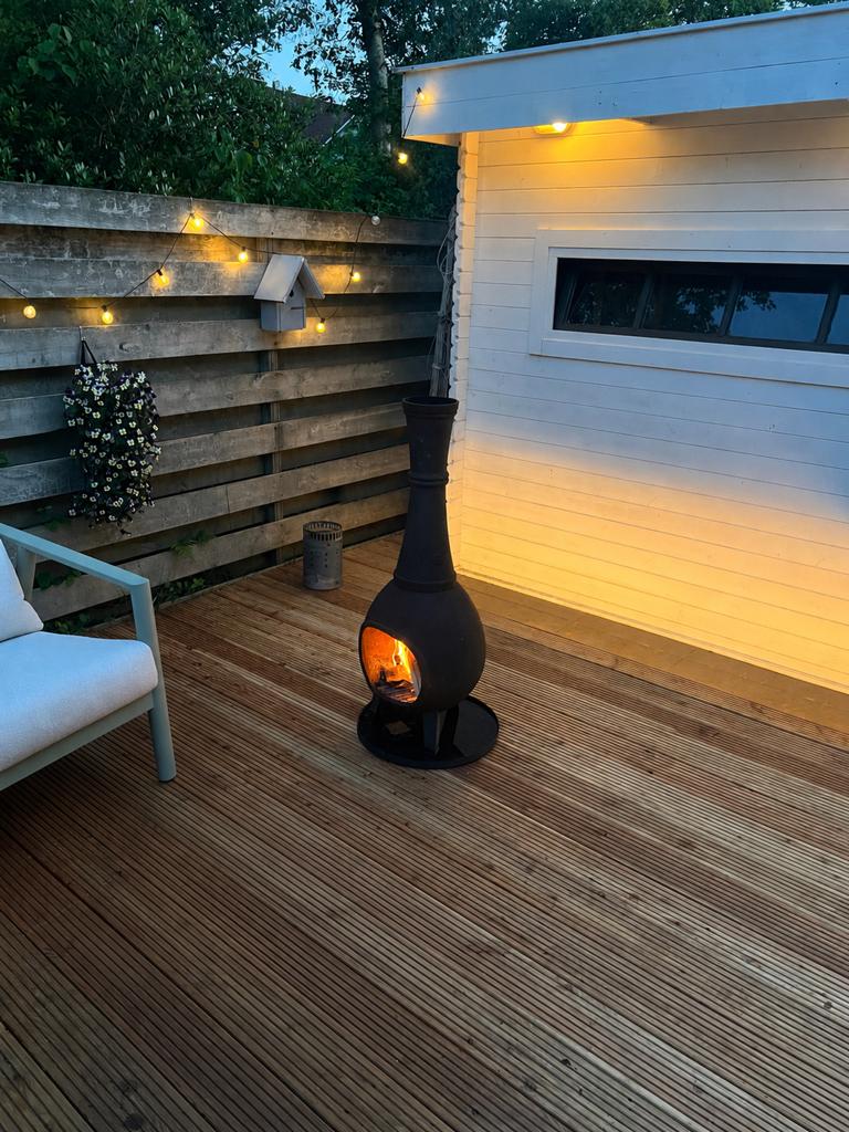 Gietijzeren kachel sfeervolle avonden, Tuin en Terras, Vuurkorven, Ophalen, Gebruikt, Vuurkorf