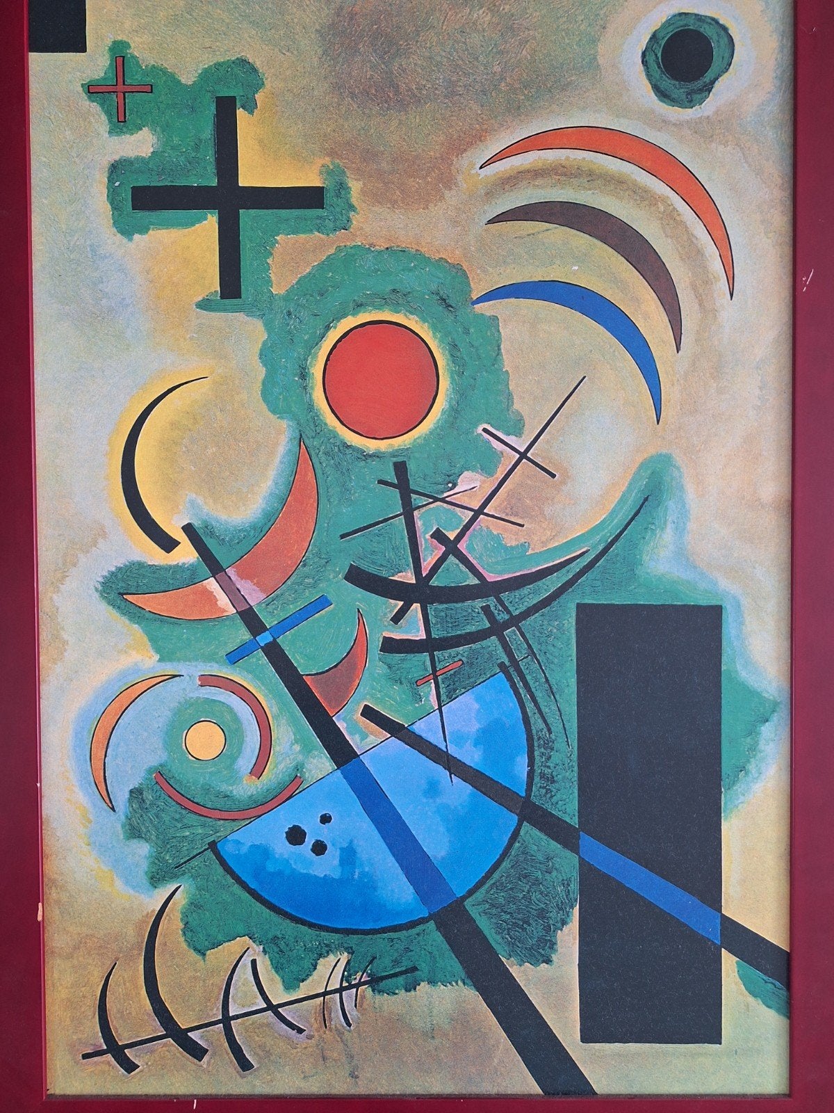 Ingelijste Wassily Kandinsky prent
Zoals u kan zien op de f, Verzamelen, Ophalen of Verzenden, Zo goed als nieuw, Prent