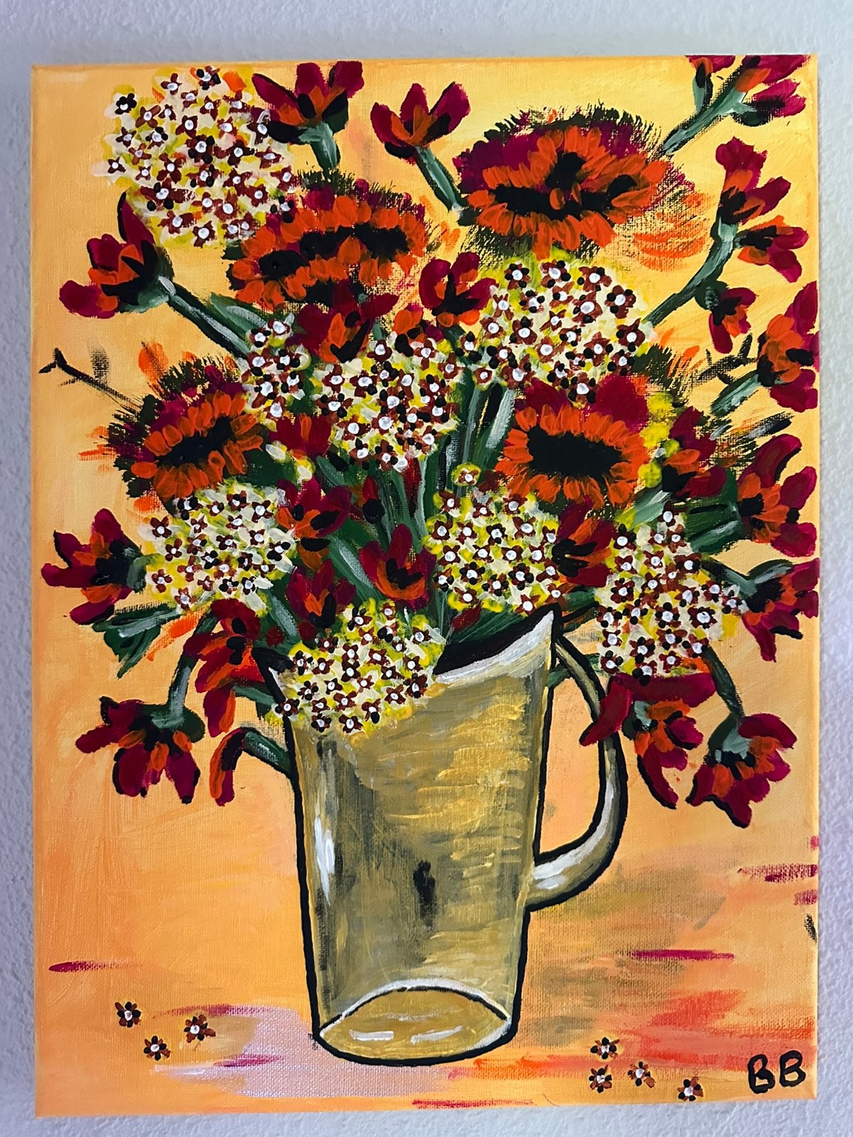 Selfmade schilderijtje, Antiek en Kunst, Ophalen of Verzenden
