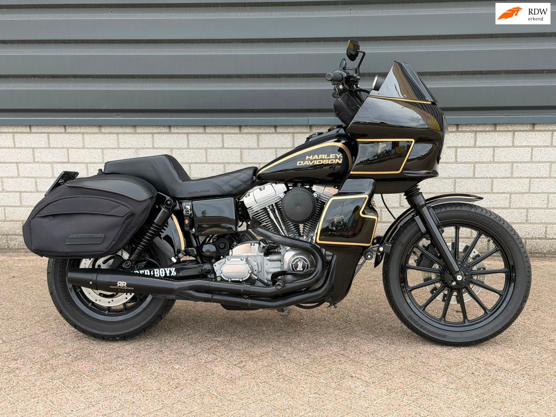 Harley Davidson FXDL 88 Dyna Low Rider CLUBSTYLE | Redthunde, Chopper, Handgeschakeld, Gebruikt, Bedrijf