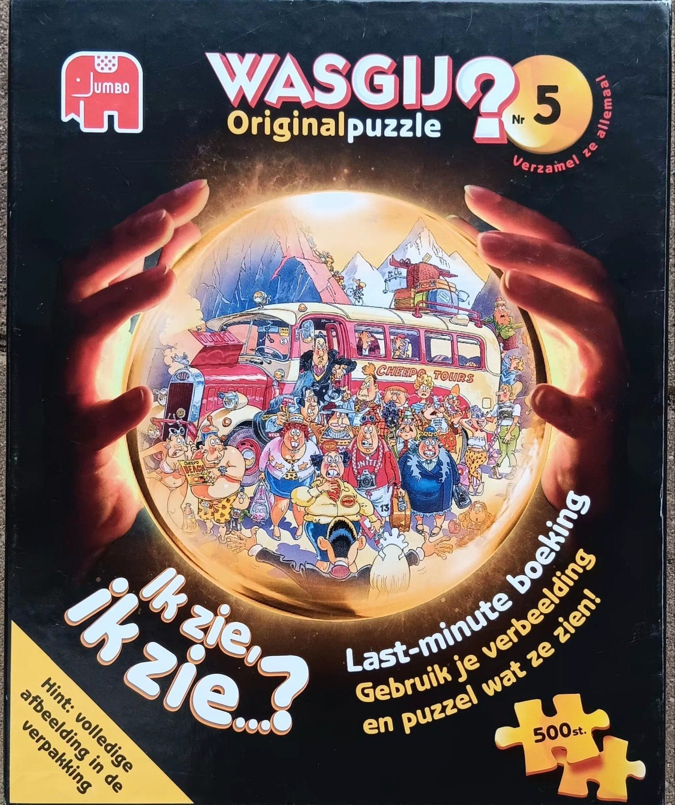 Wasgij puzzel 500 stukjes. Original 5, Ophalen of Verzenden, 500 t/m 1500 stukjes, Zo goed als nieuw
