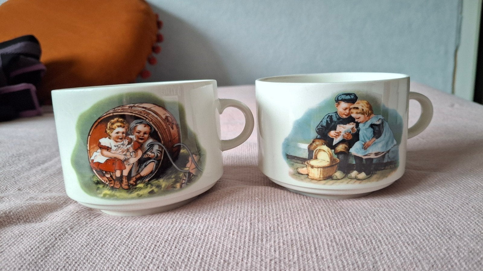 Vintage Ot en Sien Bekers - Royco, Ophalen of Verzenden