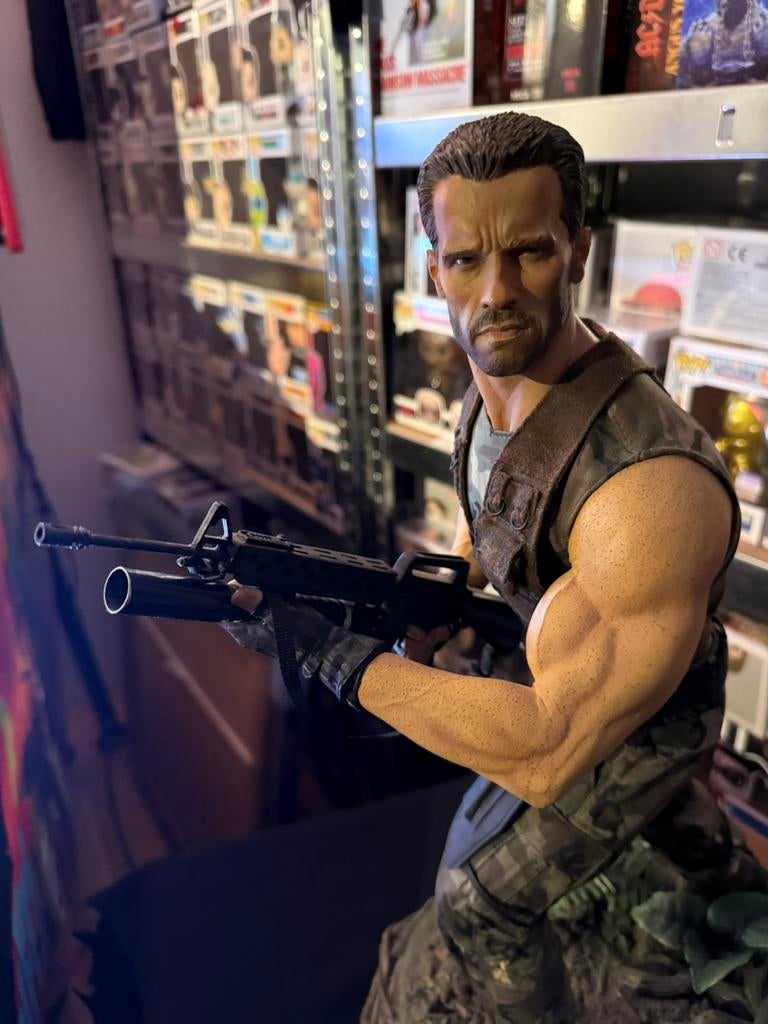Arnold Schwarzenegger - Predator - Sideshow 1/4 nieuw, Verzamelen, Ophalen, Nieuw, Film, Overige typen