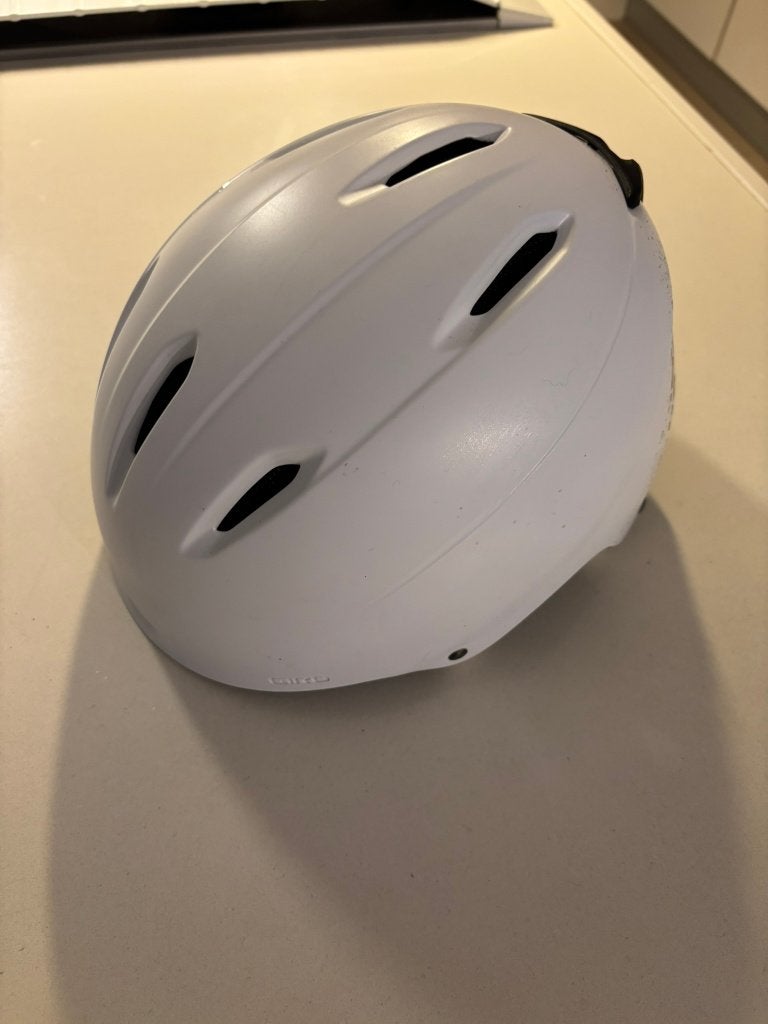 Giro skihelm - bevel wit zwart - maat s- zo goed als nieuw!, Overige merken, Overige typen, Ophalen of Verzenden, Zo goed als nieuw