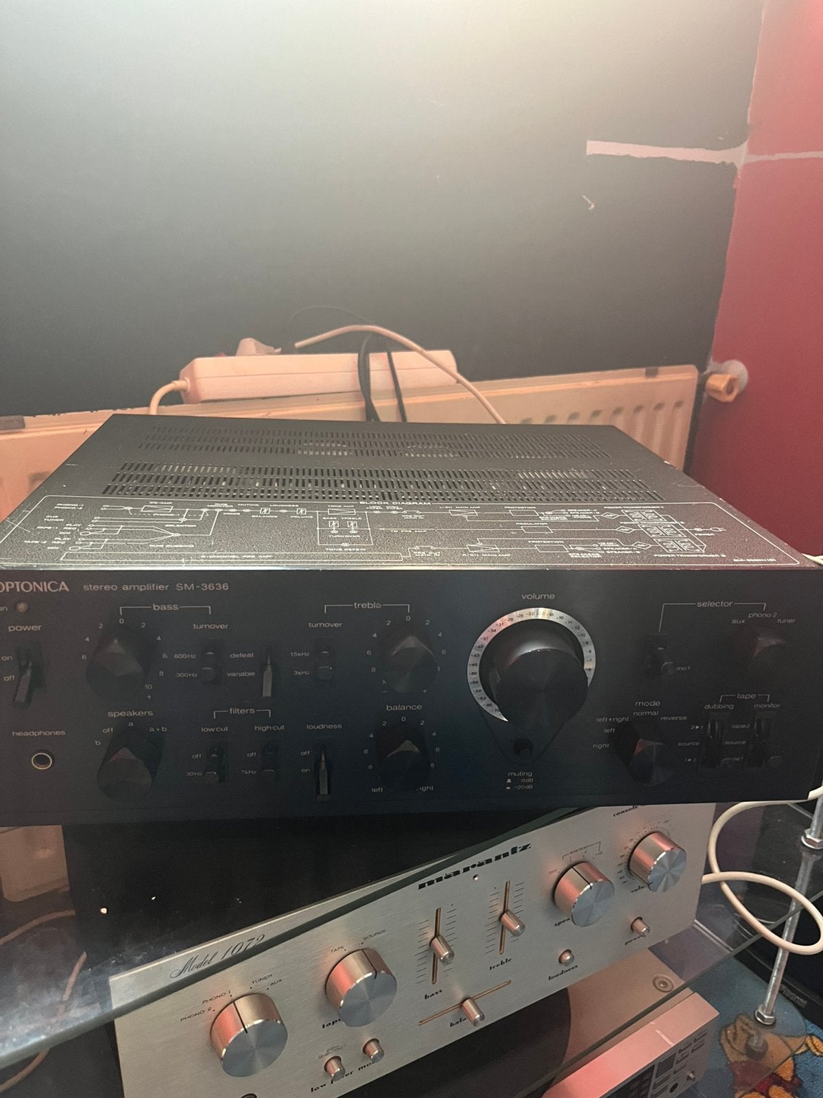 Sharp Optonica SM-3636 High-End Versterker – Topstaat!, Ophalen, Zo goed als nieuw, Overige merken