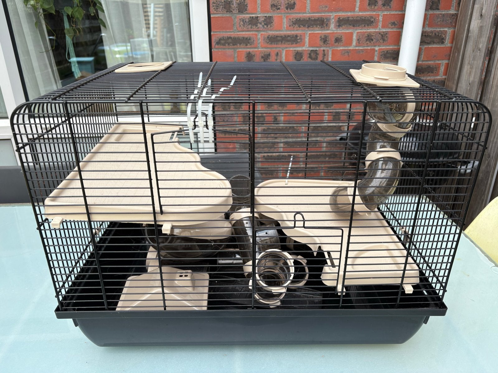 Hamsterkooi 57x37x43, Dieren en Toebehoren, Ophalen, Gebruikt, Knaagmateriaal