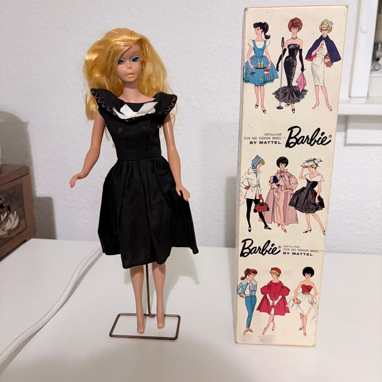 Vintage Barbie Blonde Swirl Ponytail, Verzamelen, Poppen, Ophalen of Verzenden, Gebruikt, Pop