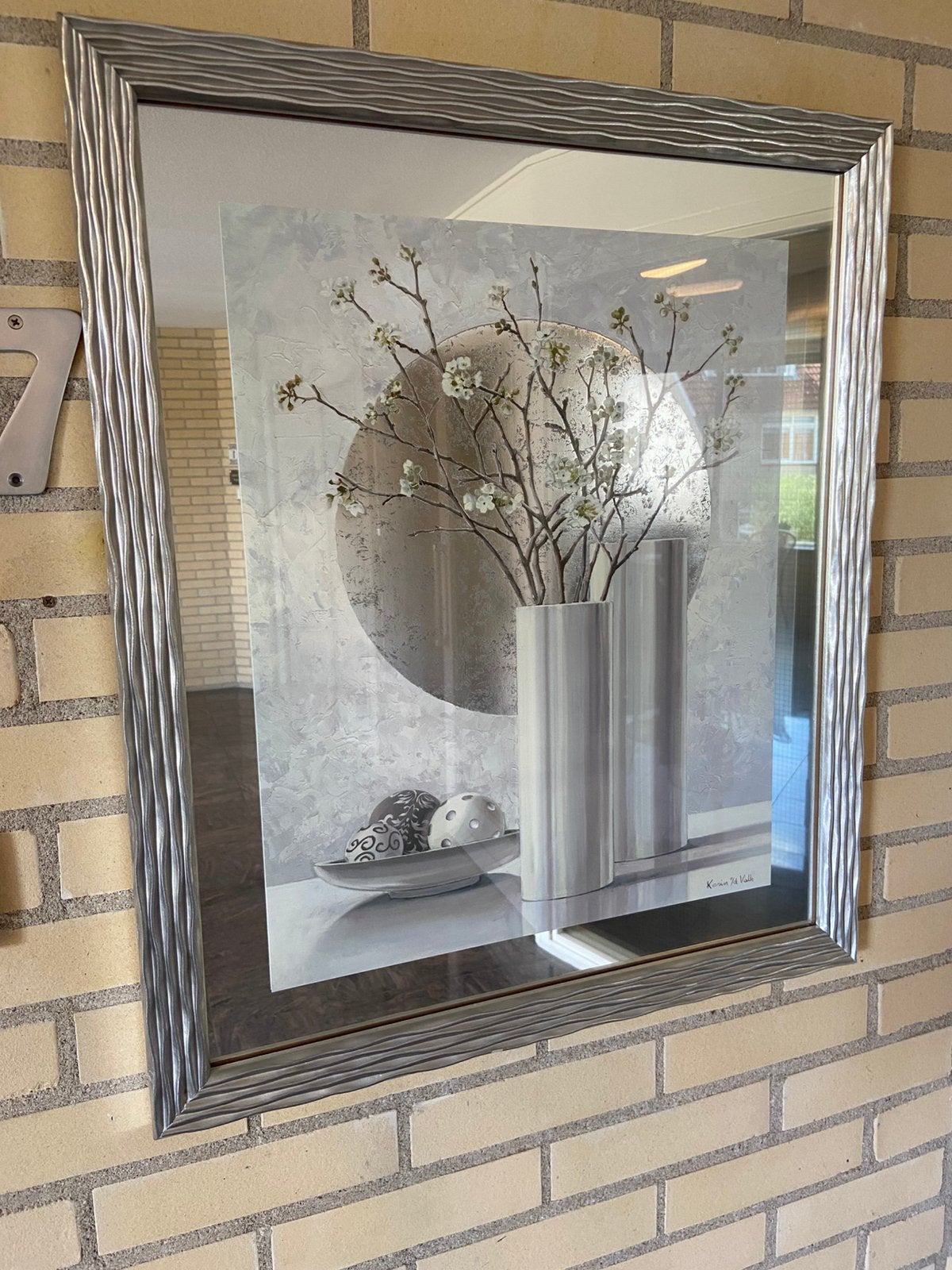 Spiegel schilderij, Ophalen, Zo goed als nieuw, Rechthoekig, Minder dan 100 cm