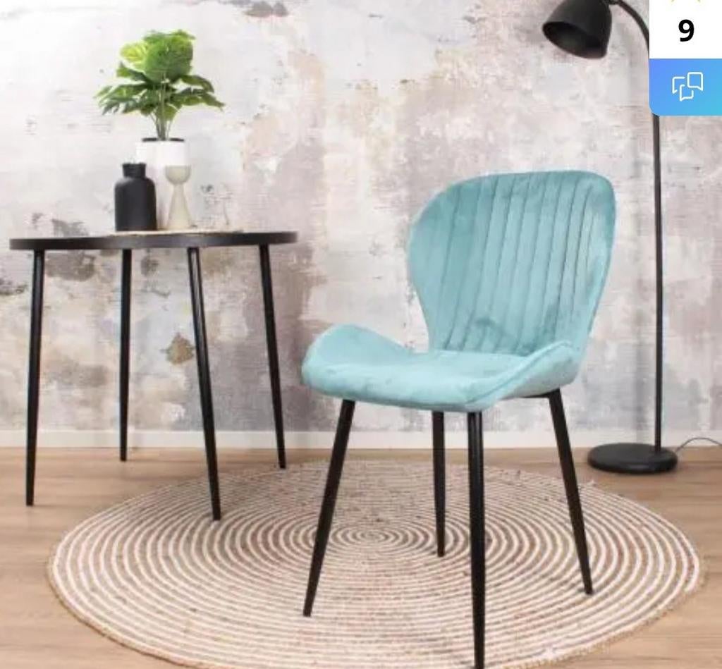 Hagel nieuwe stoel velvet fluweel, Ophalen of Verzenden, Nieuw, Minder dan 10 m², Tapijt