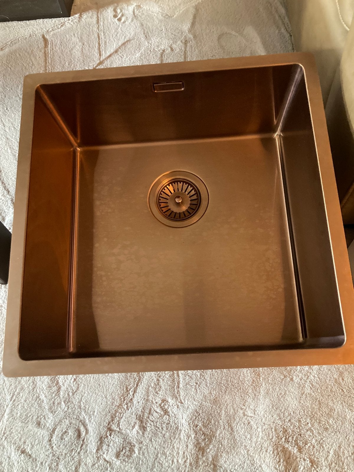Lanesto spoelbak gootsteen brons copper NIEUW, Ophalen, Minder dan 50 cm, Nieuw, Minder dan 100 cm