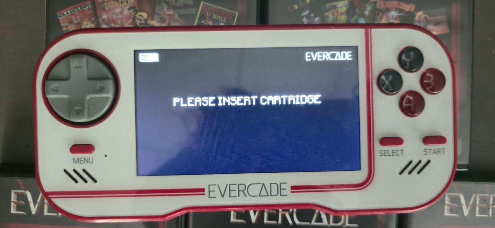 Evercade handheld console met 5 multi-game cartridges, Ophalen of Verzenden, Overige merken, Zo goed als nieuw